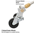 Car Body Chassis Car High Pressure Washing Machine Car Bottom Water Washing Machine 4 Nozzle Cleaner Set, Extension Rod Length: 34cm