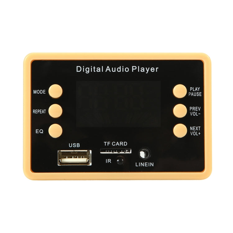 Car 12V Color Screen Audio MP3 Player Decoder Board FM Radio TF Card USB, with Bluetooth Function & Remote Control, 12V — 12V
