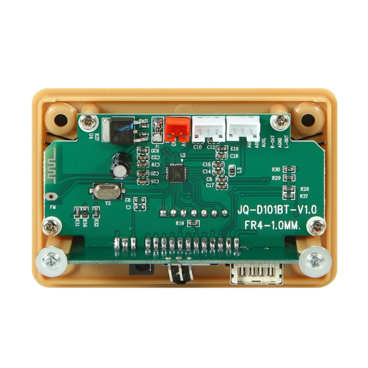 Car 12V Color Screen Audio MP3 Player Decoder Board FM Radio TF Card USB, with Bluetooth Function & Remote Control, 12V — view 3