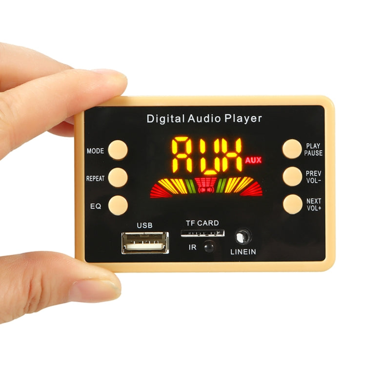 Car 12V Color Screen Audio MP3 Player Decoder Board FM Radio TF Card USB, with Bluetooth Function & Remote Control, 12V — view 4