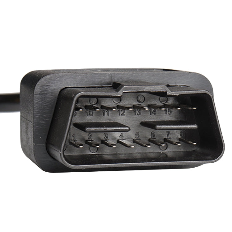 16PIN Male OBD Cable Opening Line OBD 2 Extension Cable for Car Diagnostic Scanner, Cable Length: 150cm