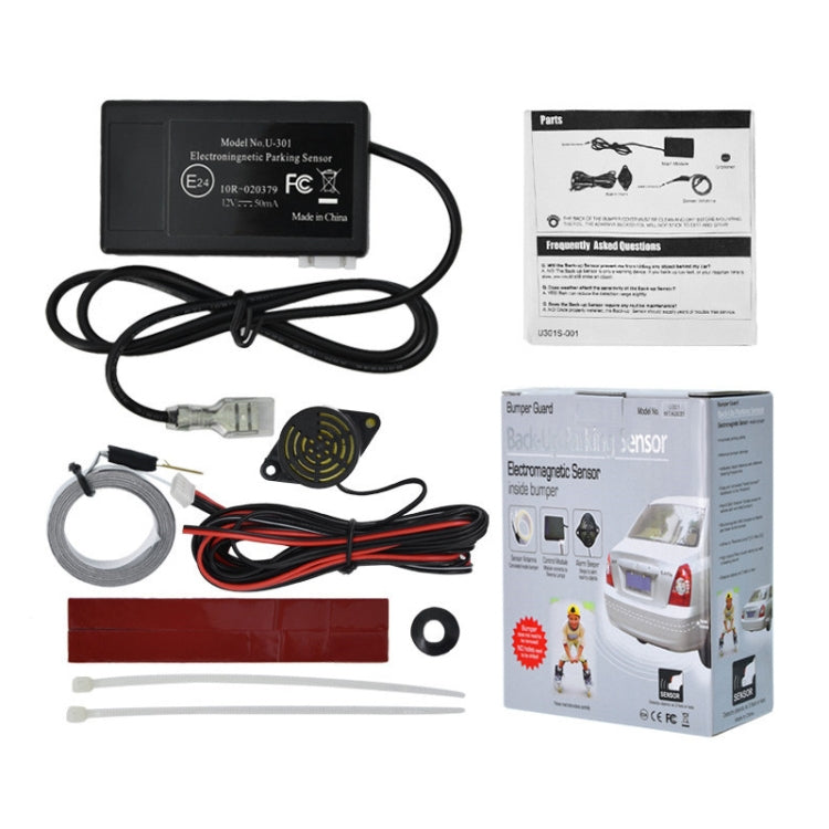 U301 Car Electromagnetic Induction Reversing Radar Parking Sensor — view 5