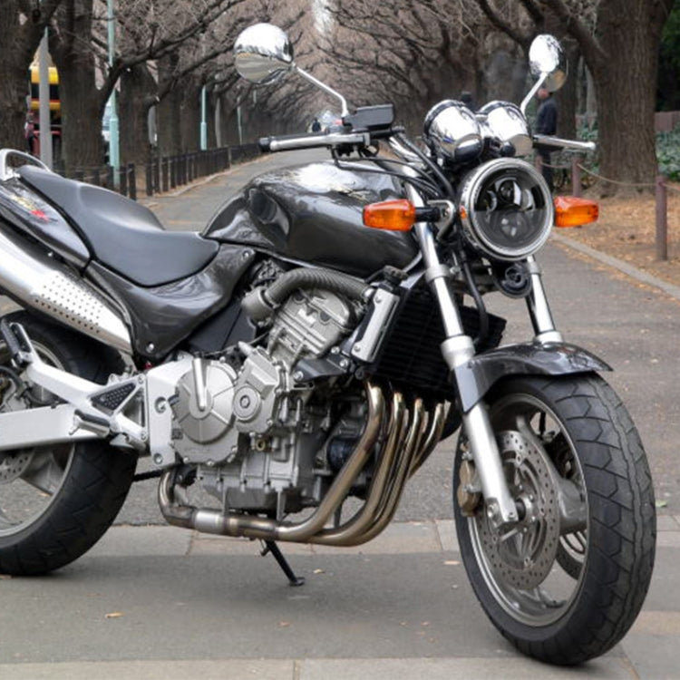 Round LED Motorcycle Headlight Modified Spotlight for Honda