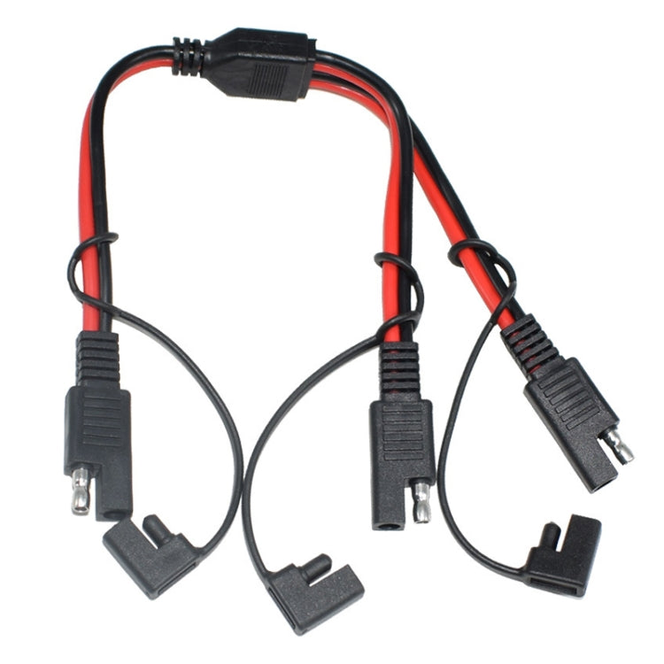 Connection Extension Cable Car Power Cord, SAE One to Two