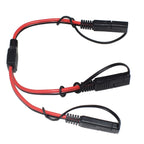 Connection Extension Cable Car Power Cord, SAE One to Two