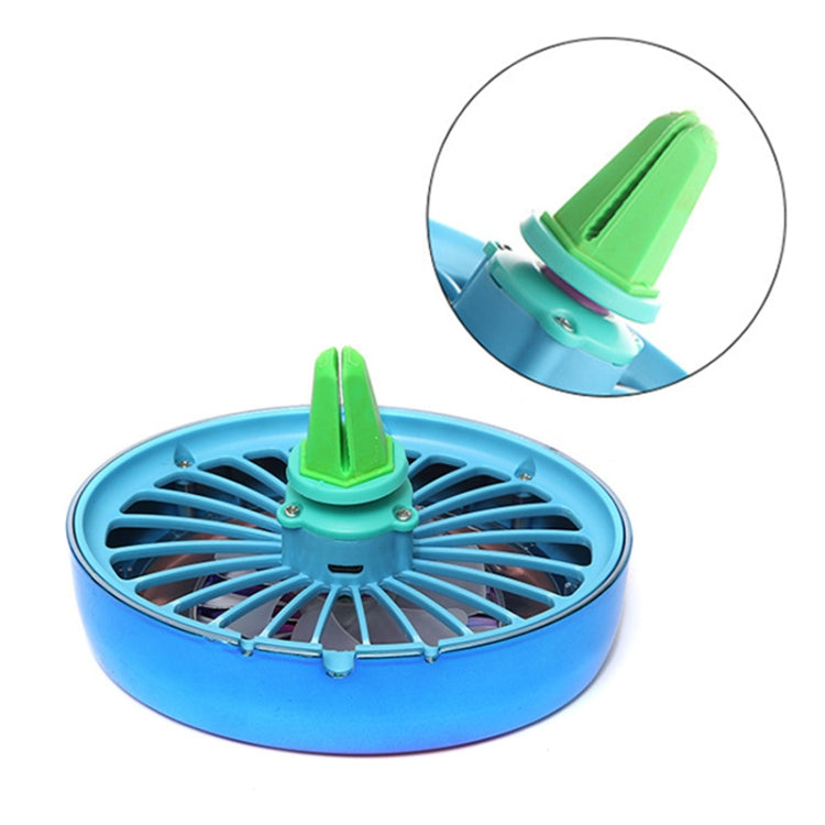 Car Vent Fan Multi-function USB Interface LED Lamp Portable Fan — CRP2631C