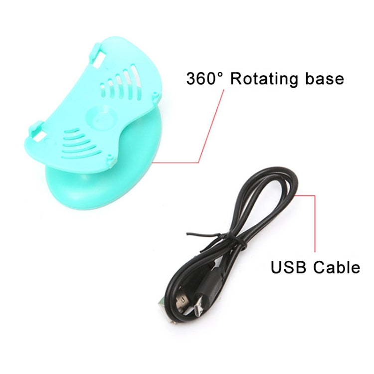 Car Vent Fan Multi-function USB Interface LED Lamp Portable Fan — CRP2631D