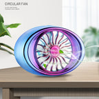 Car Vent Fan Multi-function USB Interface LED Lamp Portable Fan — view 8