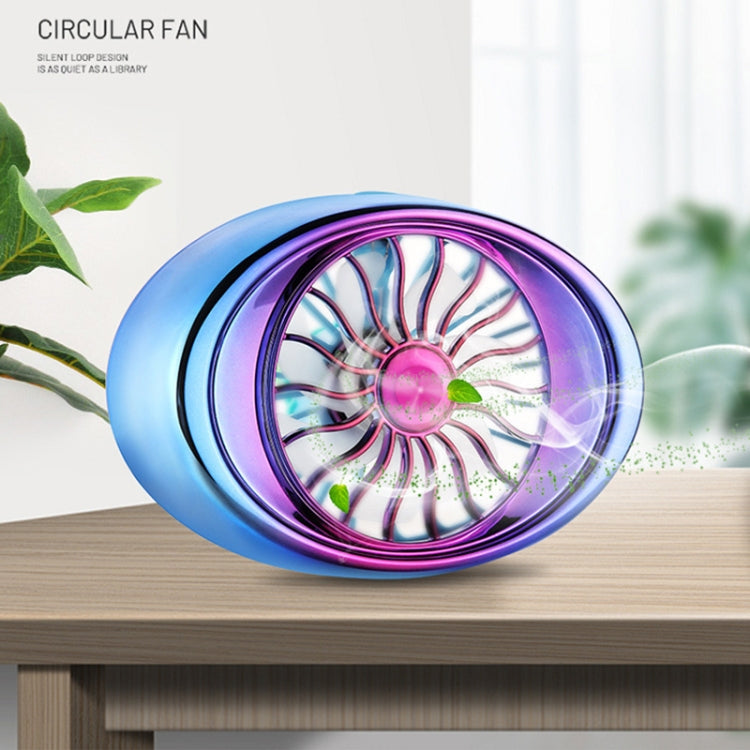 Car Vent Fan Multi-function USB Interface LED Lamp Portable Fan — view 8