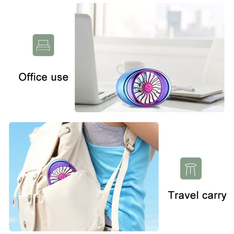 Car Vent Fan Multi-function USB Interface LED Lamp Portable Fan — view 9