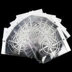10 PCS Car Compass Pattern Random Decorative Sticker White