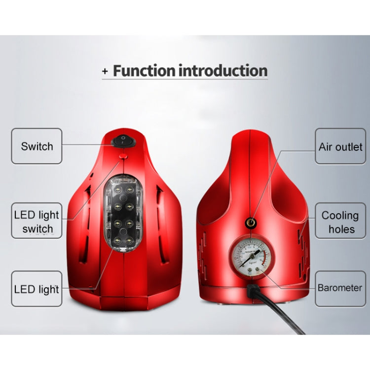 DC 12V 100W Four In One Portable Car Tire Pump Inflatable Pump