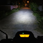 BA20D DC9-18V / 4.7W (H)2.2W(L) / 6000K / 500LM Motorcycle LED Headlight with COB Lamp Beads