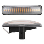 2 PCS DC12V / 3W Car LED Dynamic Blinker Side Lights Flowing Water Turn Signal Light for Land Rover, Amber Light