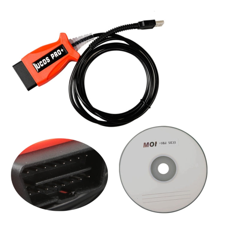 Car OBD2 Diagnostic Tool with 35 Tokens UCDS for Ford USB Connection, UCDS PRO+