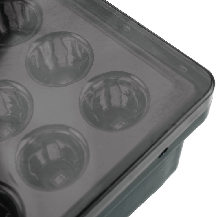 DC12V 1W Car Square Highlight Brake Lights Reversing Light with 15LEDs SMD-3528