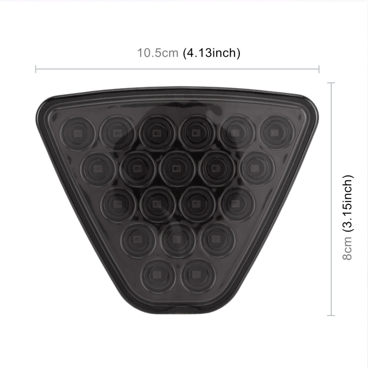 DC12V 1W Car Triangle Highlight Brake Lights Reversing Light with 20LEDs SMD-3528