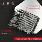 Car Carbon Fiber Front Door Handle Decorative Sticker for Lexus IS250 2013-, Left Drive A Style — view 3