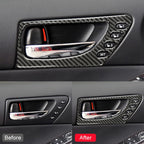 Car Carbon Fiber Front Door Handle Decorative Sticker for Lexus IS250 2013-, Left Drive A Style — view 5
