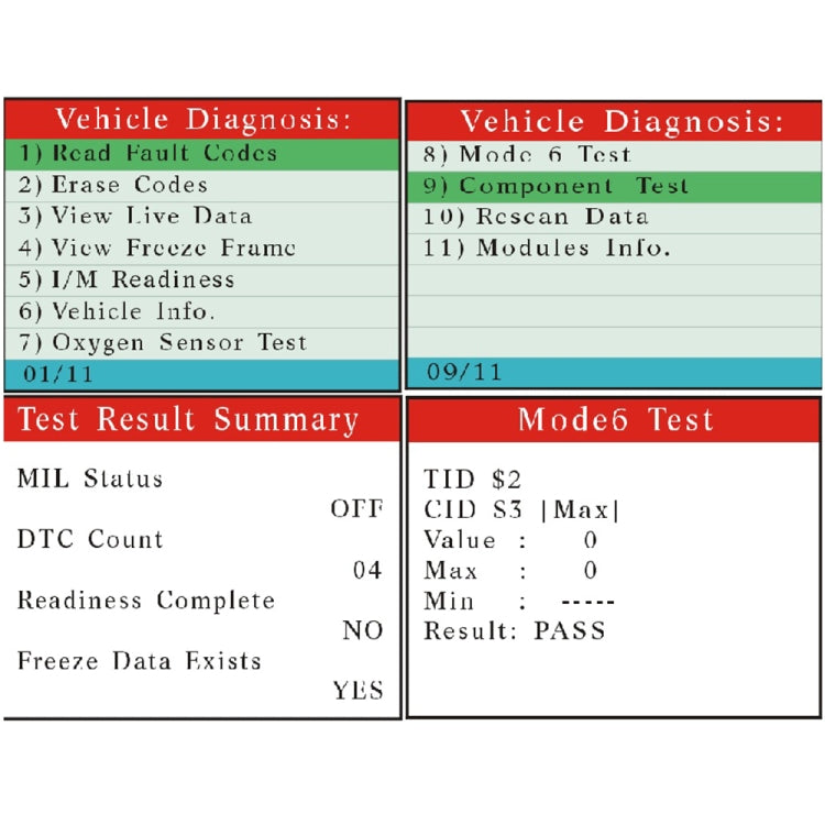 V800 Car Mini Code Reader OBD2 Fault Detector Diagnostic Tool