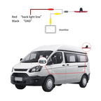 PZ466 Car Waterproof 170 Degree Brake Light View Camera for Ford Transit 2014-2015