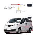 PZ469 Car Waterproof 170 Degree Brake Light View Camera + 7 inch Rearview Monitor for Nissan N200 2010-2017