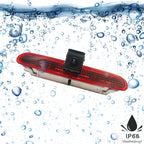 PZ472 Car Waterproof 170 Degree Brake Light View Camera + 7 inch Rearview Monitor for Fiat / Opel