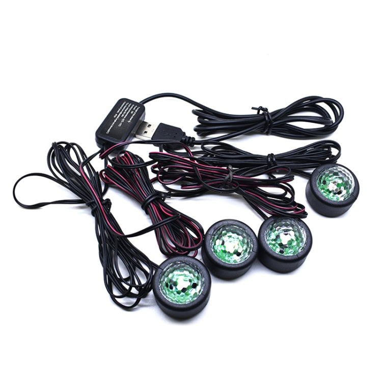 Universal Car LED Atmosphere Lights Emergency Foot Light Ordinary Version