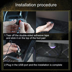 Universal Car LED Atmosphere Lights Emergency Foot Light Ordinary Version