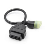 Motorcycle OBD 16PIN Female to 4PIN Connector Cable for Honda