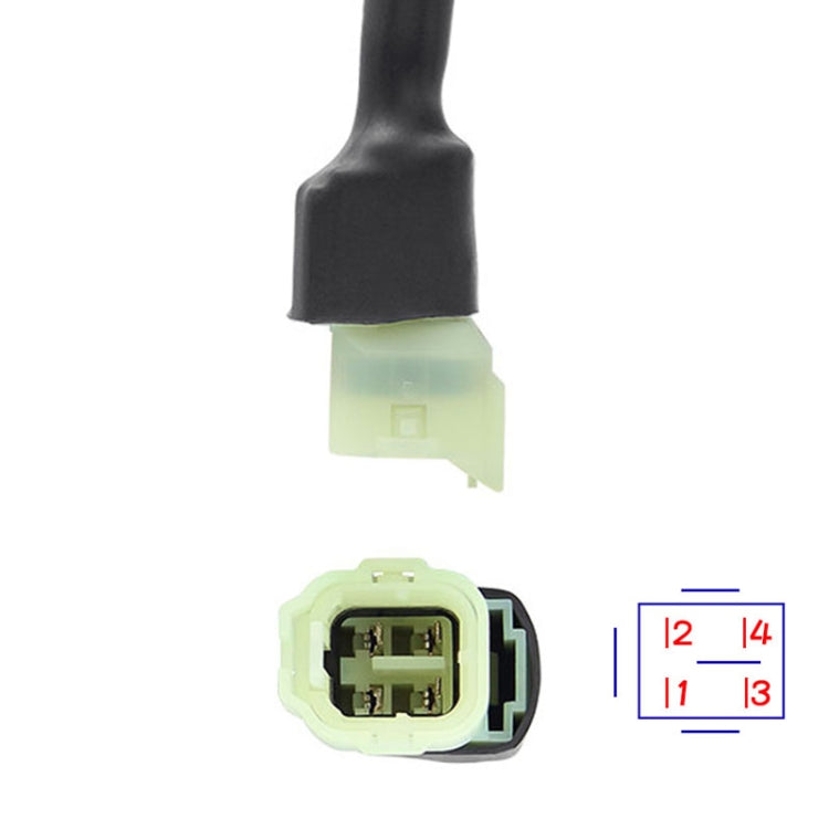 Motorcycle OBD 16PIN Female to 4PIN Connector Cable for Honda