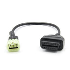 Motorcycle OBD 16PIN Female to 6PIN Connector Cable for KTM, 16PIN Female to 6PIN