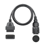 Motorcycle OBD Cable 10PIN to 16PIN Connector Cable for BMW