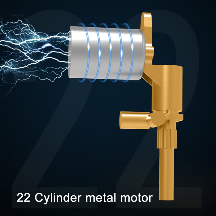 Car 12V Portable Inflatable Cylinder Pedal Digital Display Air Pump with Light & Tool Box