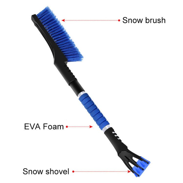 ST-3902 Car Multifunctional Removable Snow Scraper Snow Shovel, ST-3902 Orange, ST-3902 Blue, ST-3902 Black — Orange