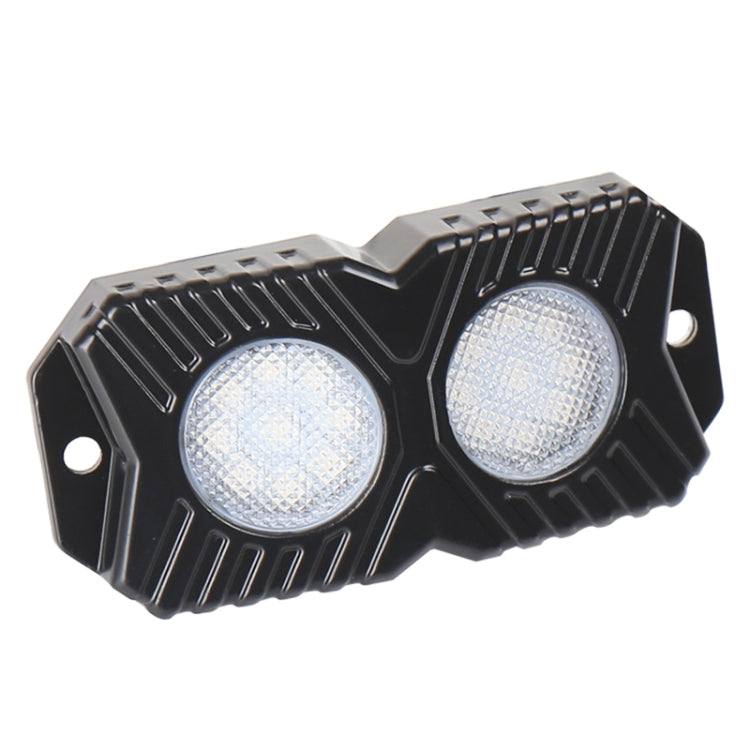 18W DC 12-24V 1.2A LED Double Row Car Bottom Light / Chassis Light / Yacht Deck Atmosphere Light — White Light