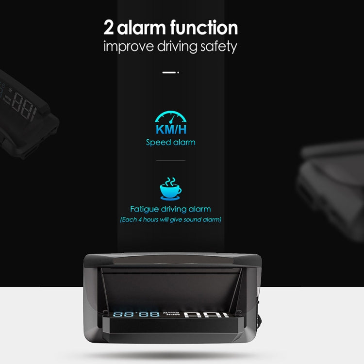 H400G Car 3.5 inch GPS Mode HUD Head-up Display Support Speed / Time / Distance Display