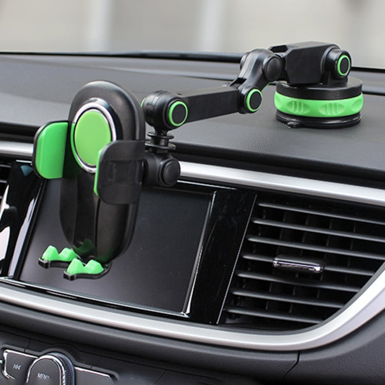 ZP-X0466 Car 360 Degree Rotating Telescopic Folding Round Suction Cup Mobile Phone Holder — view 6