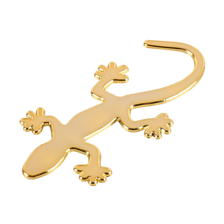 Gecko Shape Metal Car Luminous Decorative Sticker