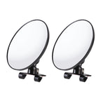 2 PCS Car Large Size Rearview Mirror Blind Spot Side Assistant Mirror