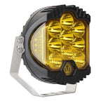 DC12V-30V 8000LM 6500K 90W Car LED Light on Three Sides Headlight for Jeep Wrangler (Gold Light), OL-1950Y 7 inch