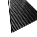 2 PCS Car Carbon Fiber Rear A Pillar Decorative Sticker for Infiniti FX 2009-2013/QX70 2014-, Left and Right Drive Universal