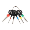 Car Plug Circuit Board Wire Harness Terminal Extraction Pick Connector Crimp Pin Back Needle Remove Tool, 6 in 1