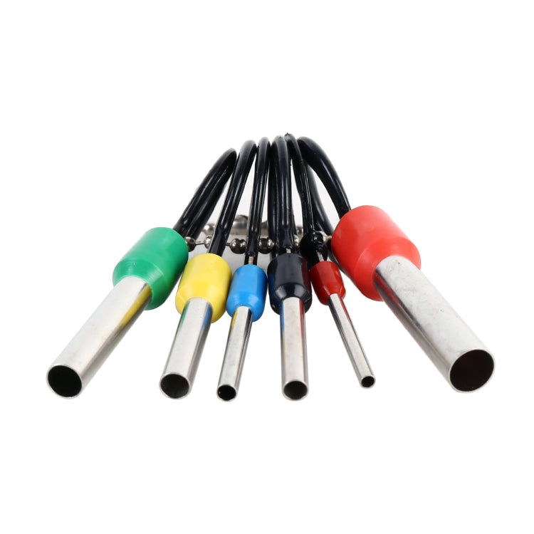 Car Plug Circuit Board Wire Harness Terminal Extraction Pick Connector Crimp Pin Back Needle Remove Tool, 6 in 1
