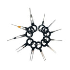 Car Plug Circuit Board Wire Harness Terminal Extraction Pick Connector Crimp Pin Back Needle Remove Tool, 29 in 1