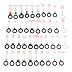 Car Plug Circuit Board Wire Harness Terminal Extraction Pick Connector Crimp Pin Back Needle Remove Tool, 41 in 1