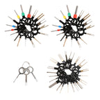 Car Plug Circuit Board Wire Harness Terminal Extraction Pick Connector Crimp Pin Back Needle Remove Tool, 59 in 1