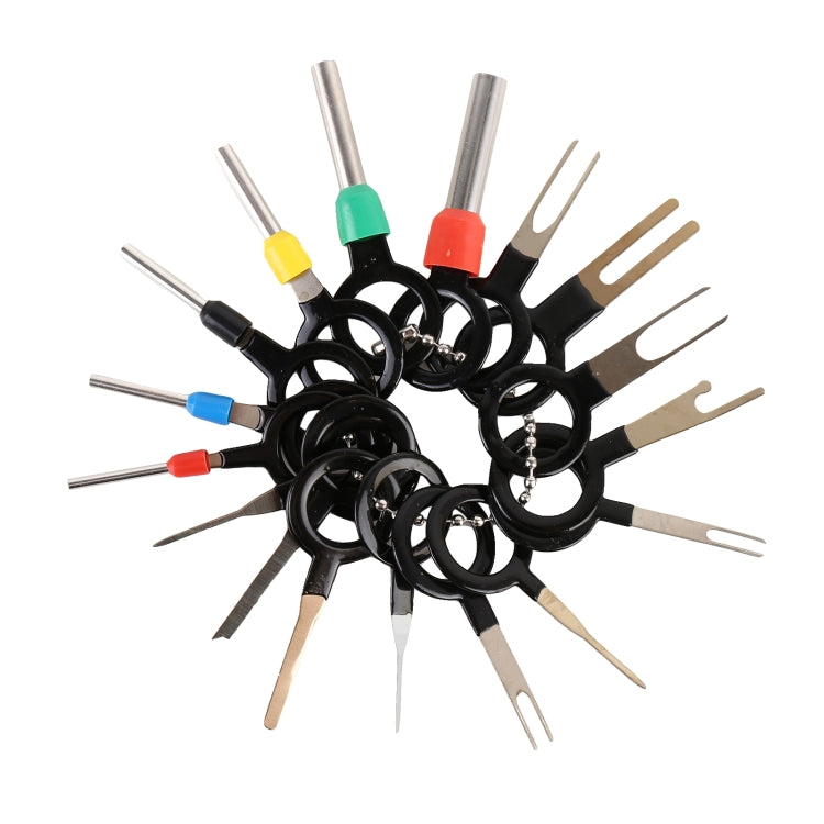 Car Plug Circuit Board Wire Harness Terminal Extraction Pick Connector Crimp Pin Back Needle Remove Tool, 59 in 1