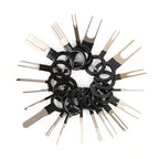 Car Plug Circuit Board Wire Harness Terminal Extraction Pick Connector Crimp Pin Back Needle Remove Tool, 59 in 1