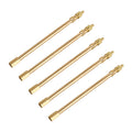 5 PCS Car Tires Valve Inflatable Extension Tube, Length: 140mm, Pure Copper